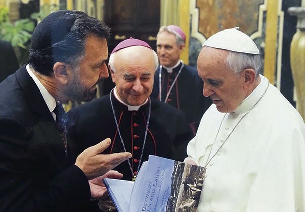 Rosen with Pope