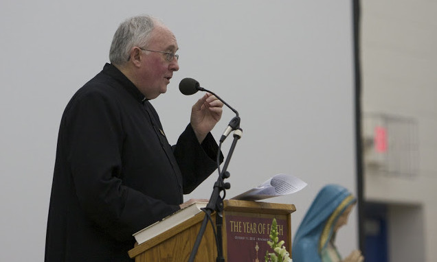 Fr. Brian Harrison speaking at the 2012 "Call to Holiness Conference" in Detroit, MI