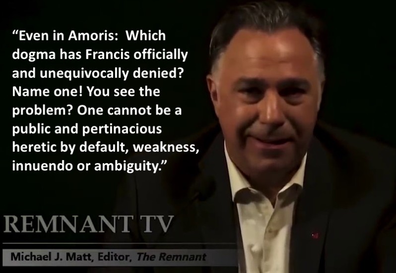 Michael Matt on Amoris