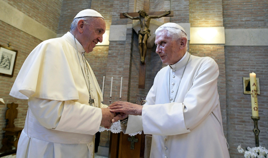 Pope Emeritus Benedict XVI, Pope Francis